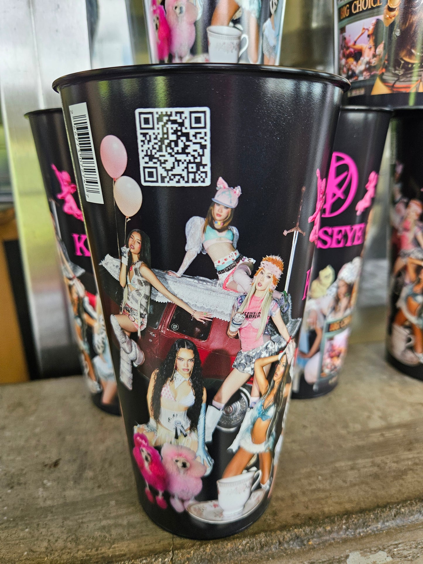 Katseye Wild Hearts 44oz Plastic Cup - 2026 - set of 3