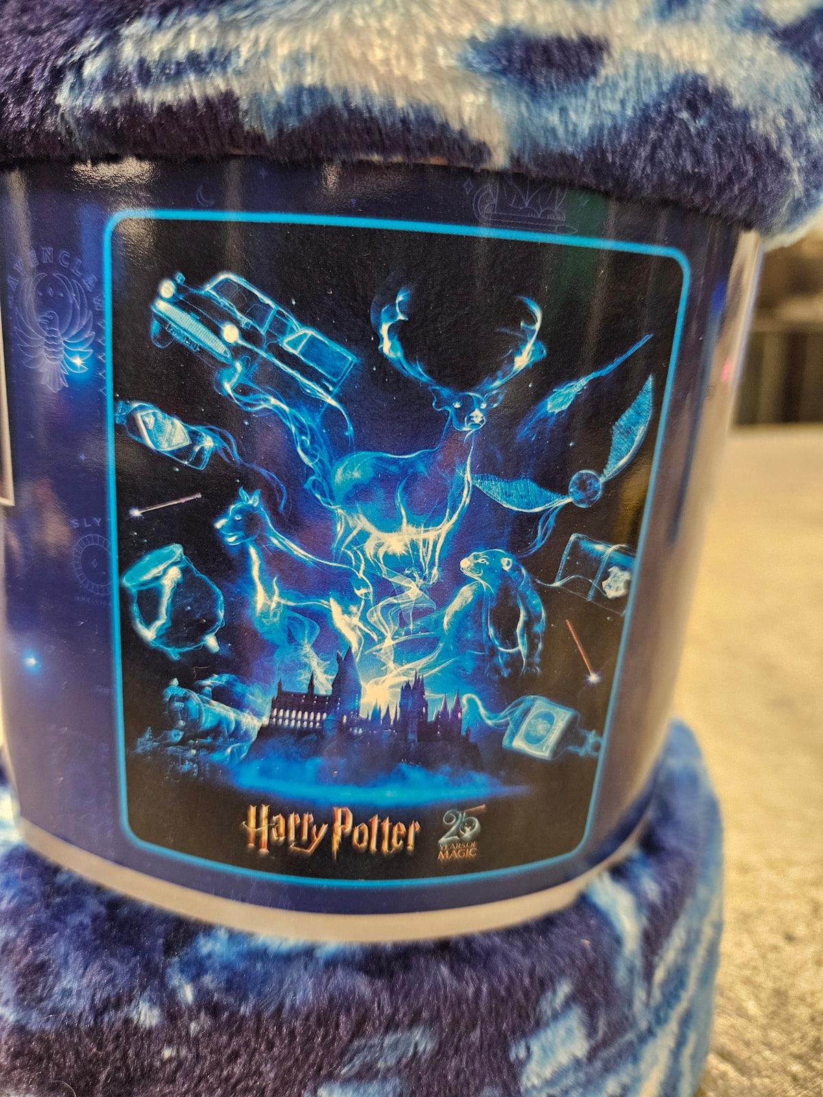 Harry Potter 25th Anniversary Blanket Throw - NEW - Fast Shipping - Fleece