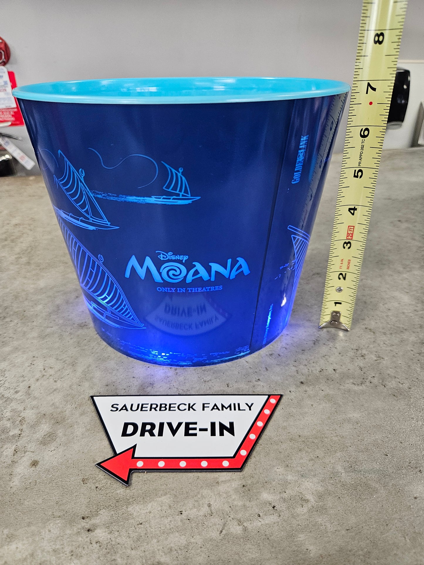 NEW! Moana (2026) Ancestor Boats LED Popcorn Bucket IN HAND