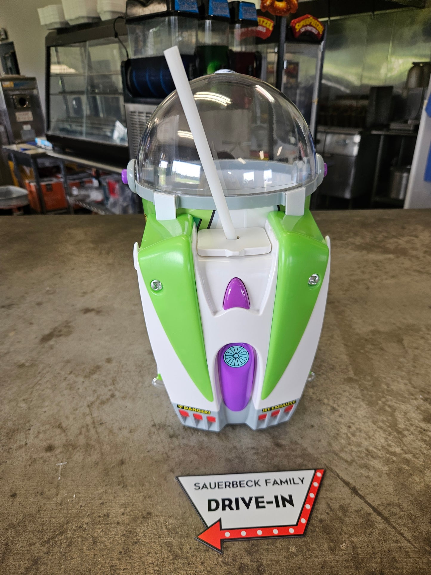 NEW! Buzz Lightyear Popcorn Bucket with Wings Lights Up IN HAND 2026
