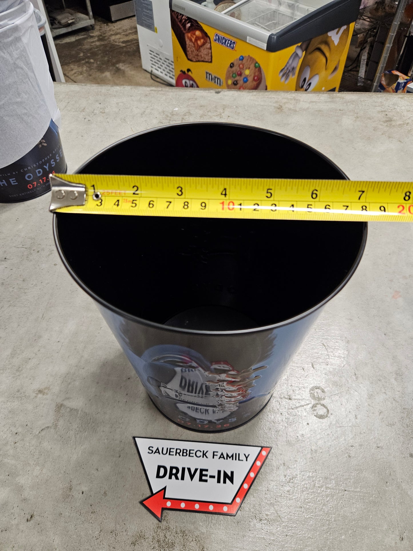 NEW! The Odyssey Popcorn Bucket Tin IN HAND 2026
