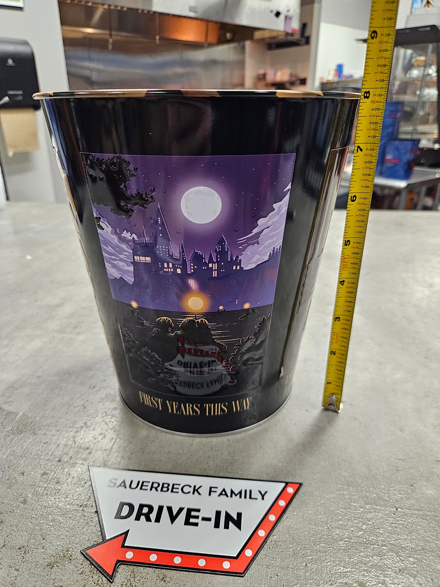 Harry Potter 25th Anniversary Quotes Popcorn Bucket Tin LETTERS