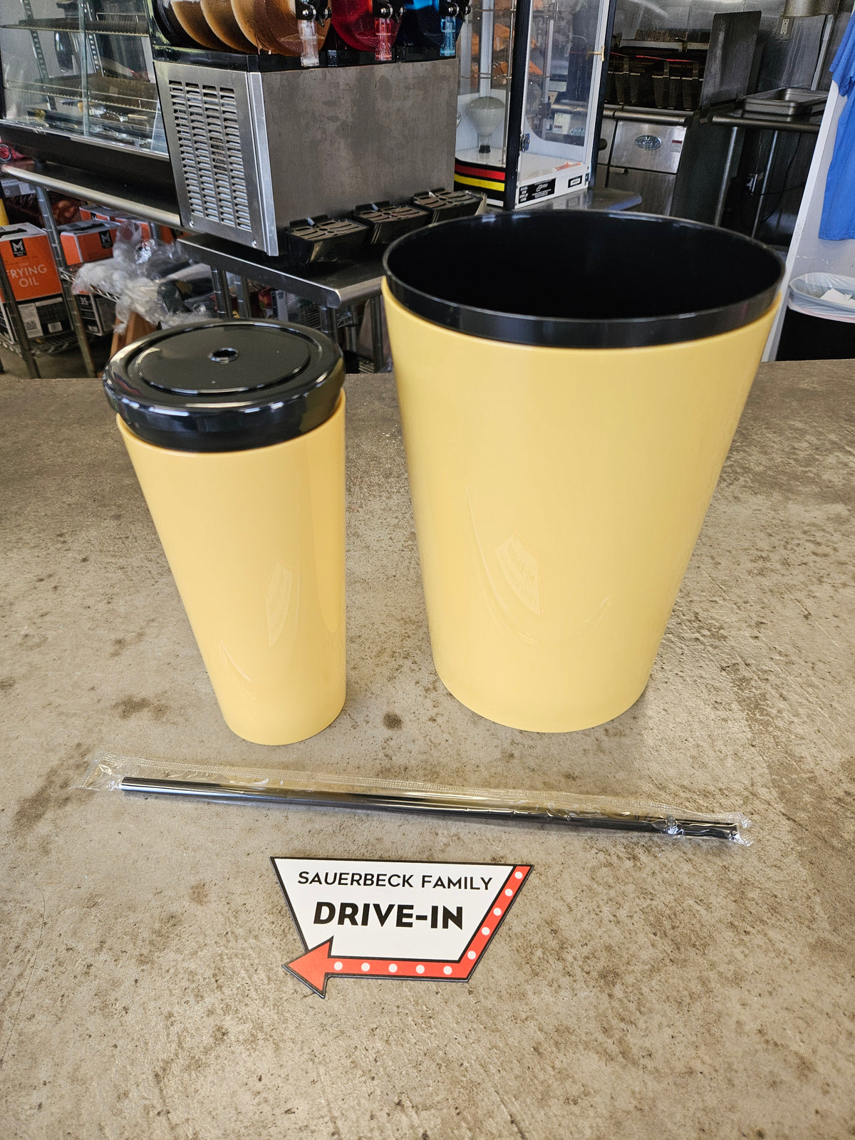 Star Trek SET of 2 - YELLOW Uniform Popcorn Bucket AND Cup 60th Anniv IN HAND 2026