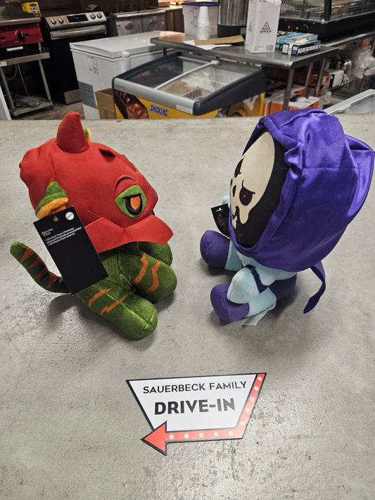 NEW! Set of 2 Masters Of The Universe Battlecat Skeletor Plush IN HAND 2026