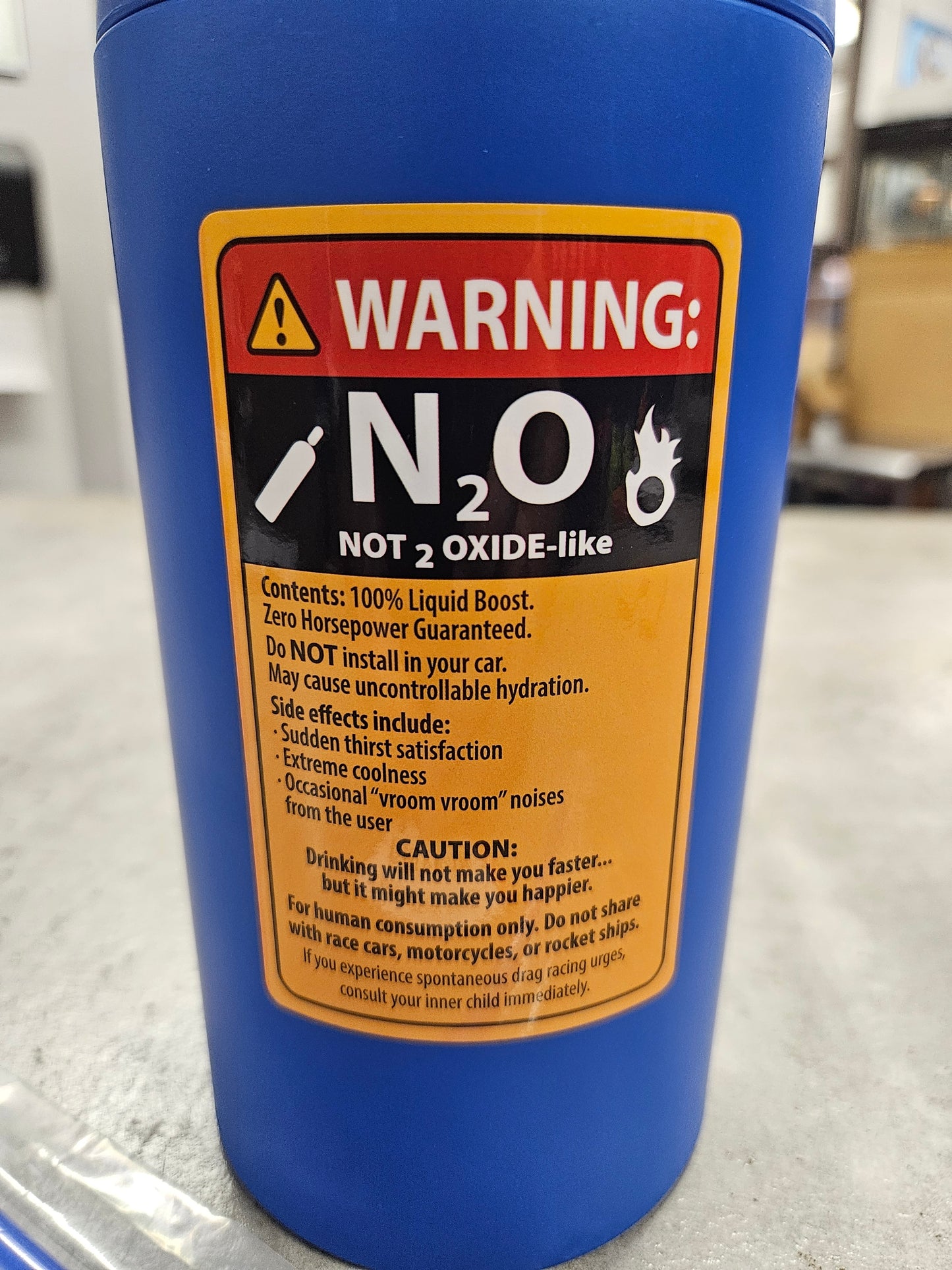 Fast and Furious 25th Anniv Nitrous Drink Bottle Nitro