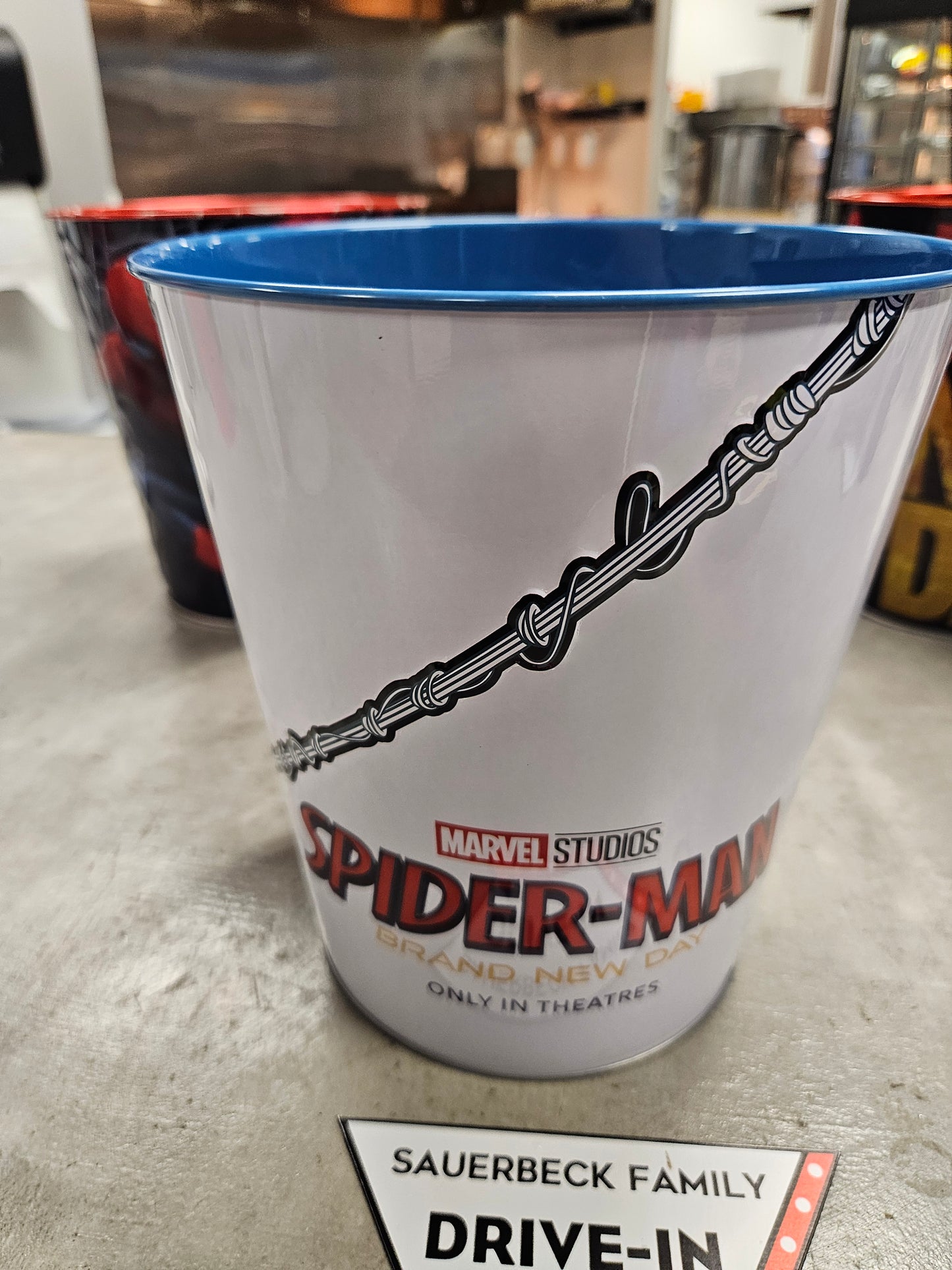 NEW! Set of 3 Spider-Man Brand New Day 130oz Metal Popcorn Bucket Set of 3 IN HAND 2026