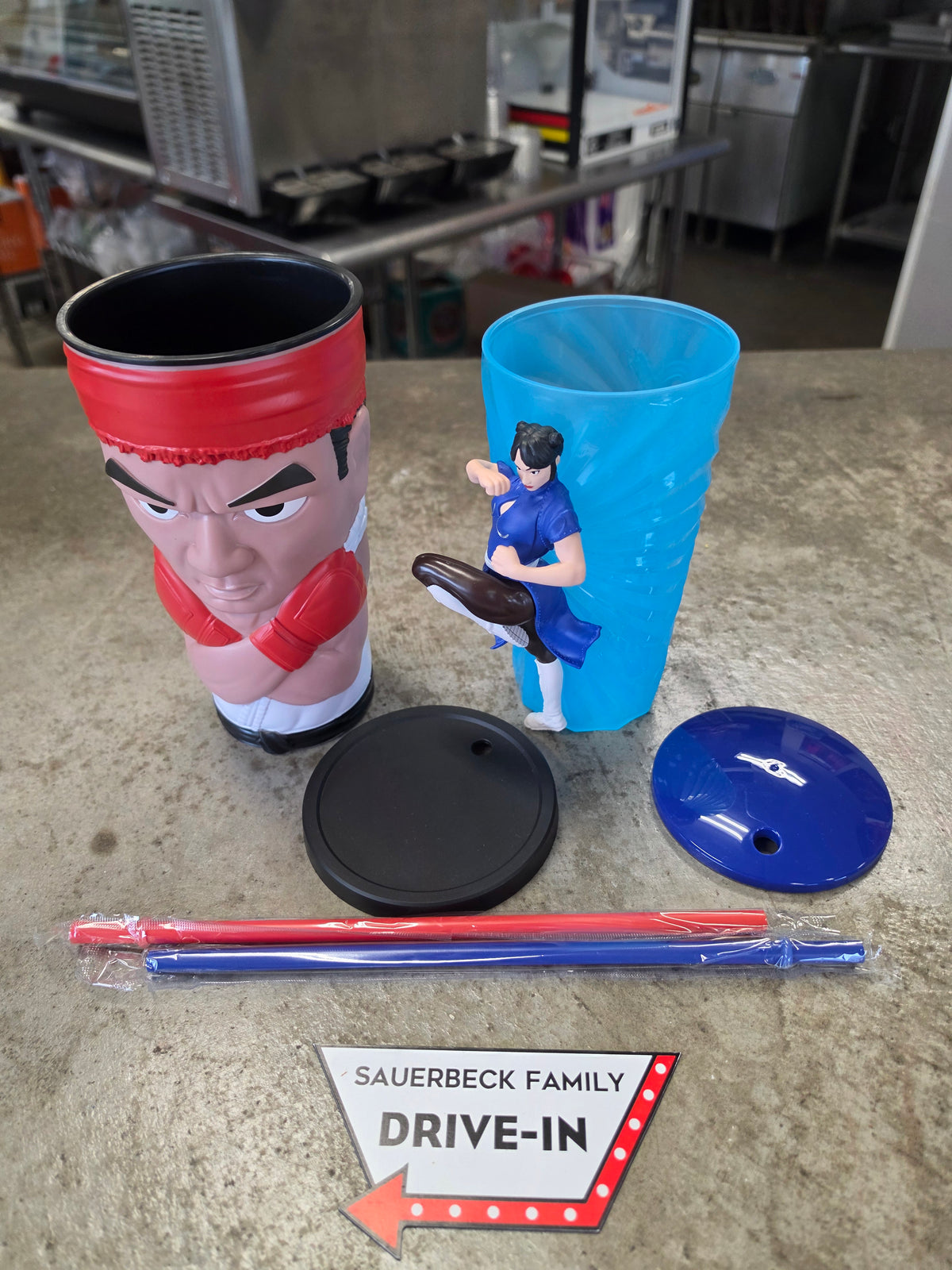 2x Street Fighter 2026 Movie Collectible Cups Set of 2