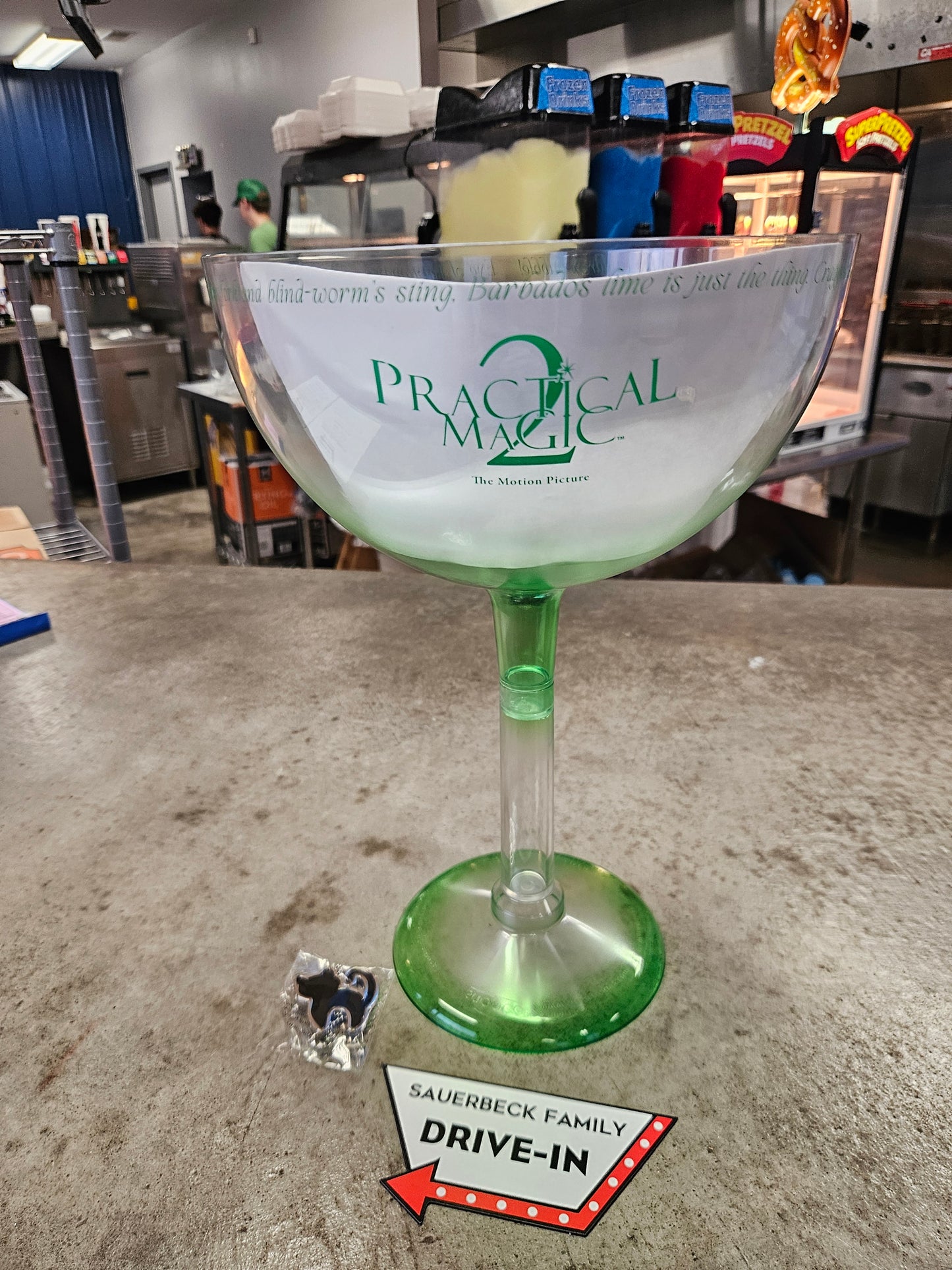 Practical Magic 2 - Margarita Glass Popcorn Bucket IN HAND 2026