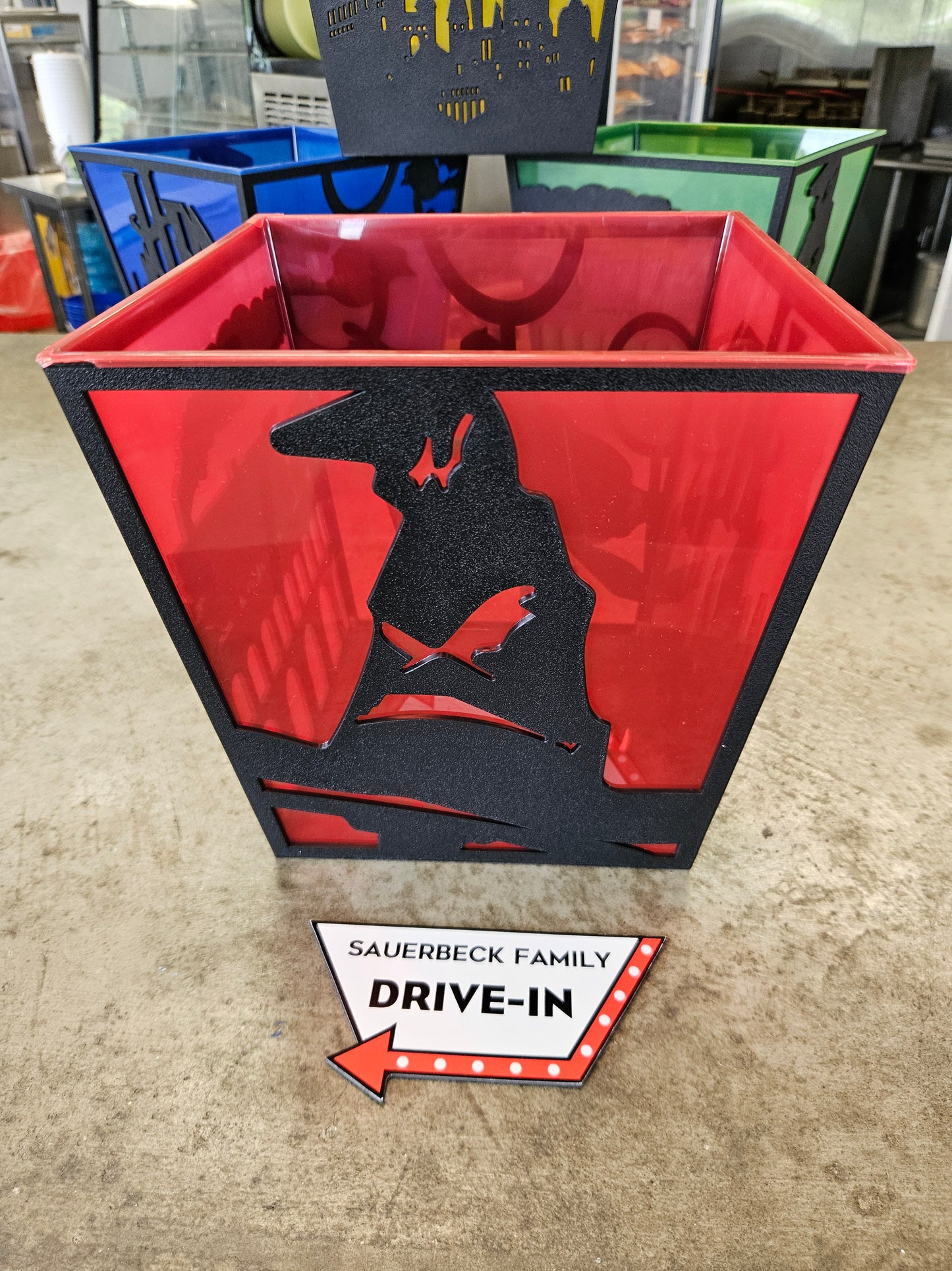 Harry Potter 25th Anniversary RED Popcorn Bucket Silhouette