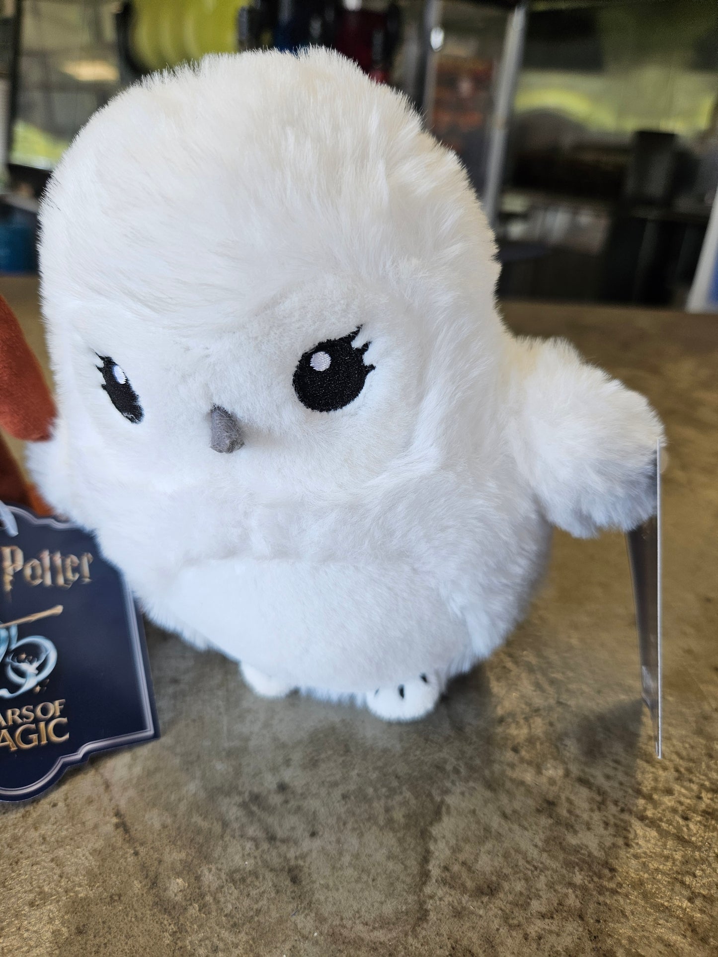 Set of 2 - Hedwig AND Sorting Hat Plush - Harry Potter 25th Anniv 25 Years of Magic