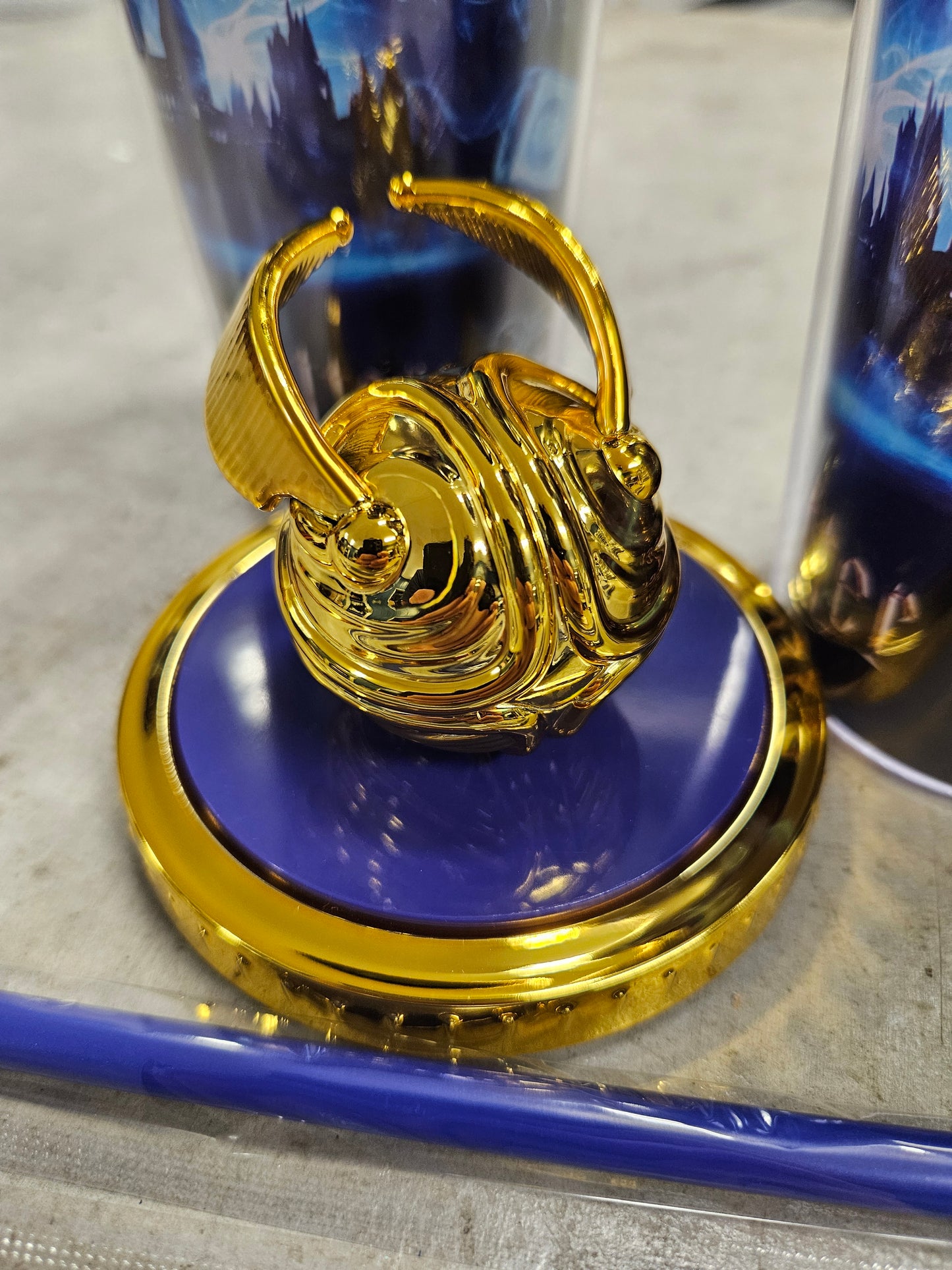 Harry Potter 25th Anniversary Double Wall Cup with Gold Figure Lid -Set of 3