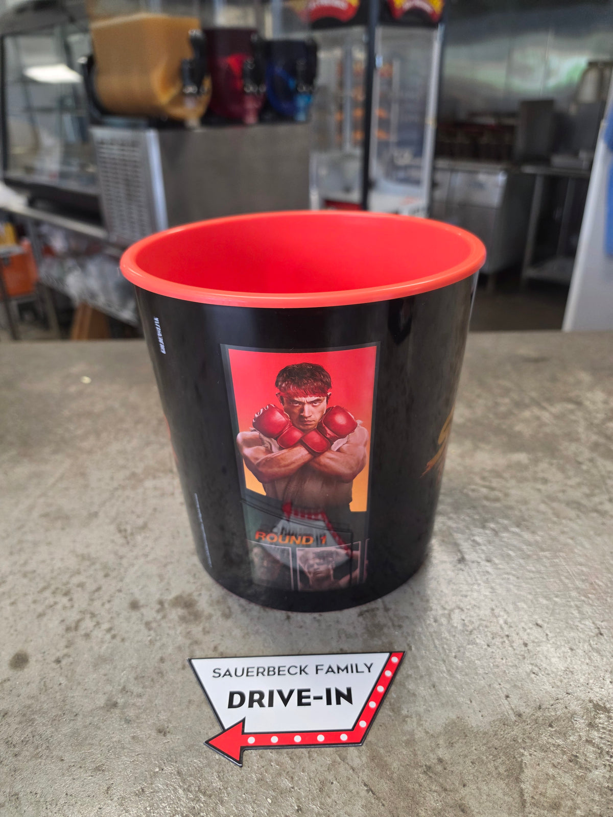 Street Fighter 2026 Movie Player Select Spinning Plastic Popcorn Bucket