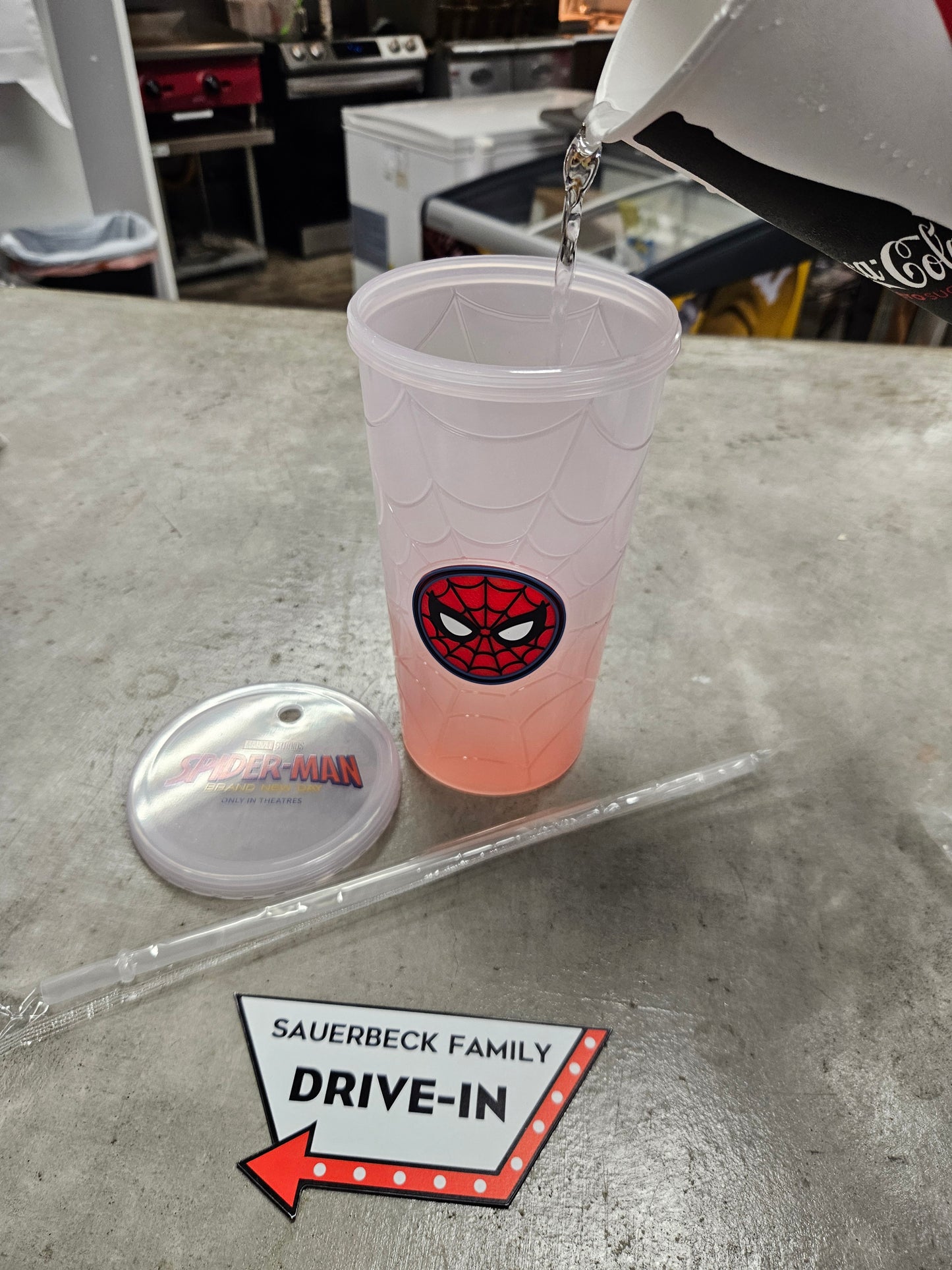Spider-Man Brand New Day(2026) Live Action - Color Changing Cup with lid and straw