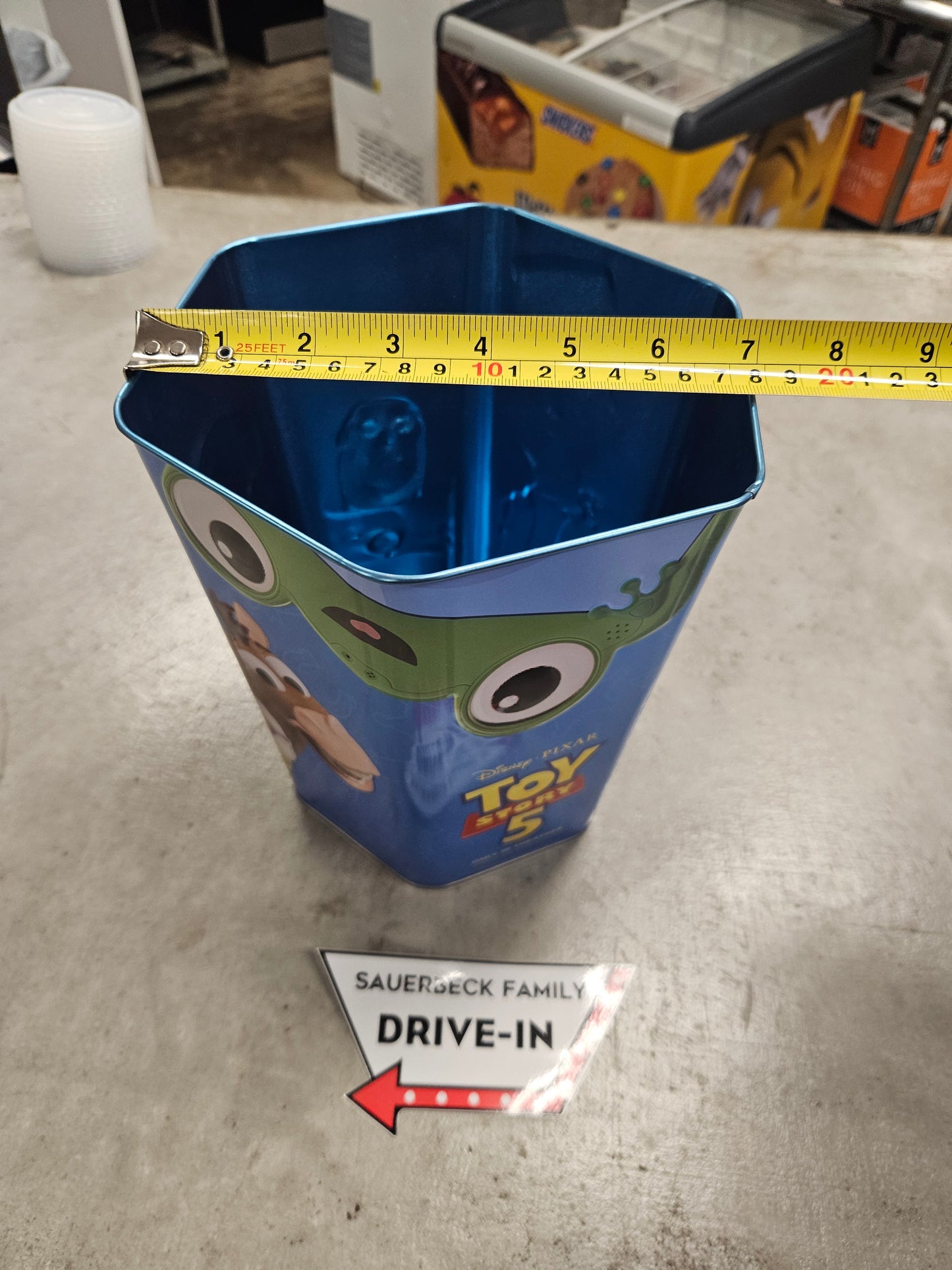 NEW! Toy Story 5 Hexagon Popcorn Bucket Tin IN HAND 2026