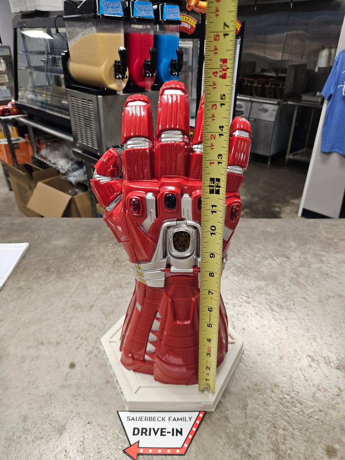 Infinity Stone Gauntlet Popcorn Bucket - Avengers Endgame 2026 Encore NEW Gauntlet