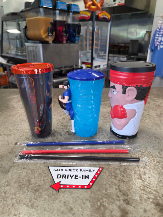 3x Street Fighter 2026 Movie Collectible Cups Set of 3