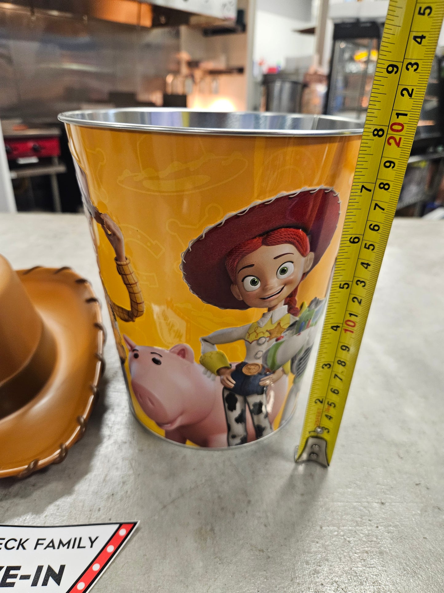NEW! Toy Story 5 Woody Hat Popcorn Bucket IN HAND 2026