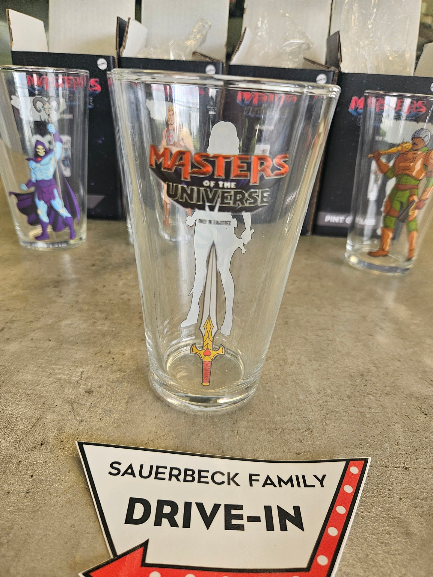 Masters of The Universe Pint Glasses - Set of 4 - Glass