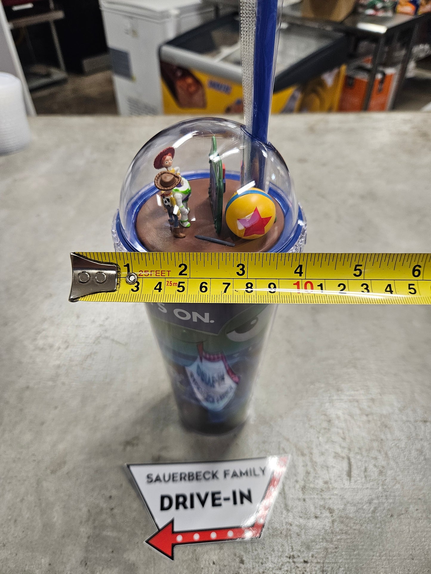 NEW! Toy Story 5 Dome Lid Double Wall Cup IN HAND 2026 with straw