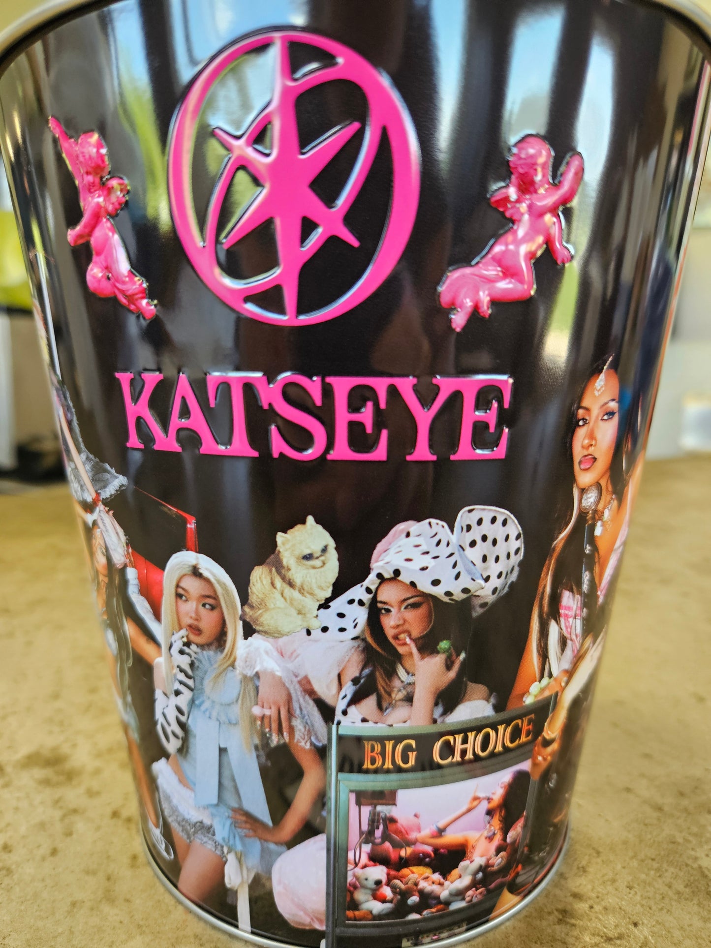NEW! Katseye Wild Hearts Metal Popcorn Bucket Tin - IN HAND 2026 -Metal