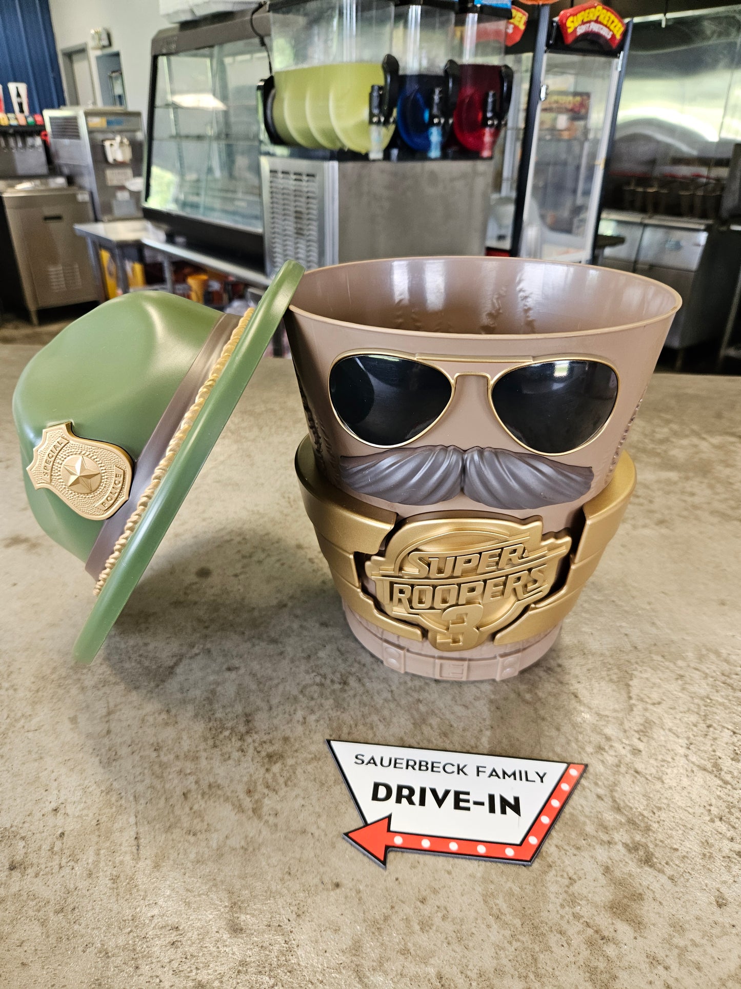 Super Troopers 3 Popcorn Bucket w/ Lid NEW 2026