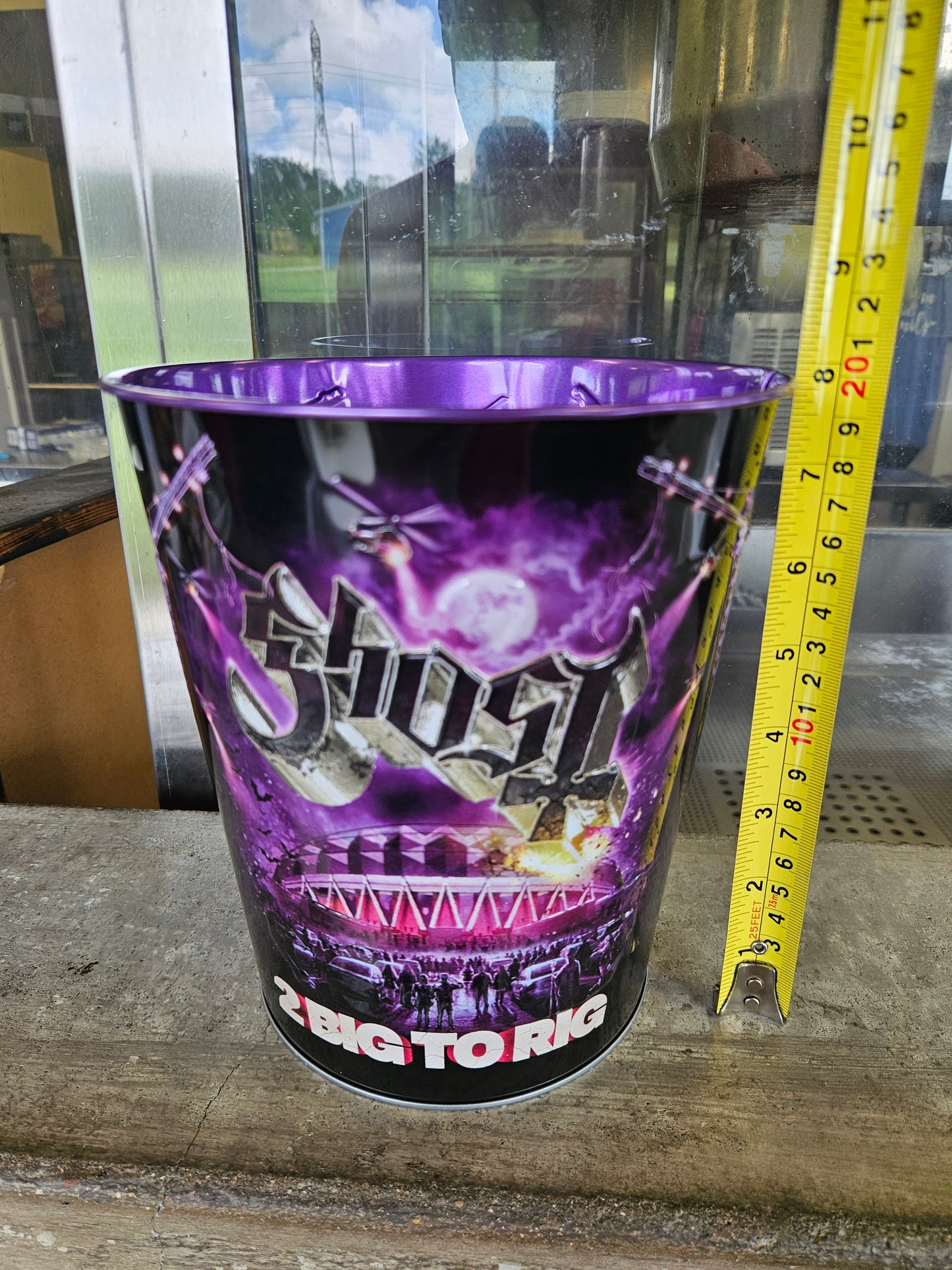 GHOST 2 Big To Rig Metal Popcorn Bucket Tin - 2026 -Metal