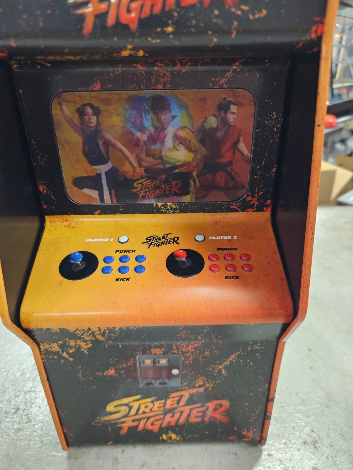 Street Fighter 2026 Movie Metal Arcade Popcorn Bucket NEW