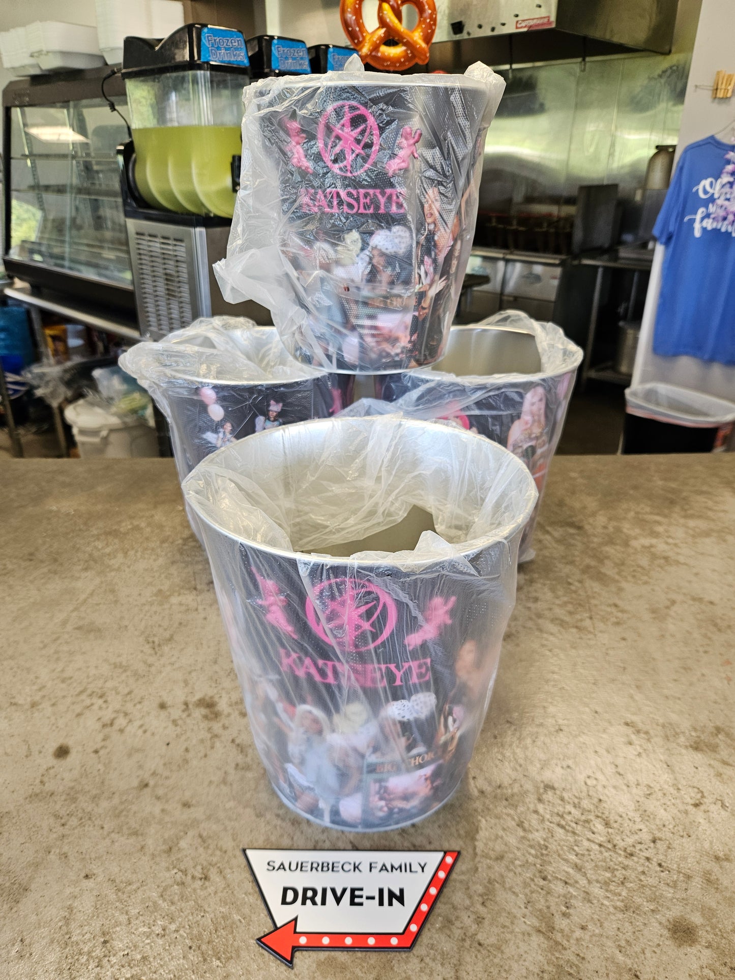 NEW! Katseye Wild Hearts Metal Popcorn Bucket Tin - IN HAND 2026 -Metal