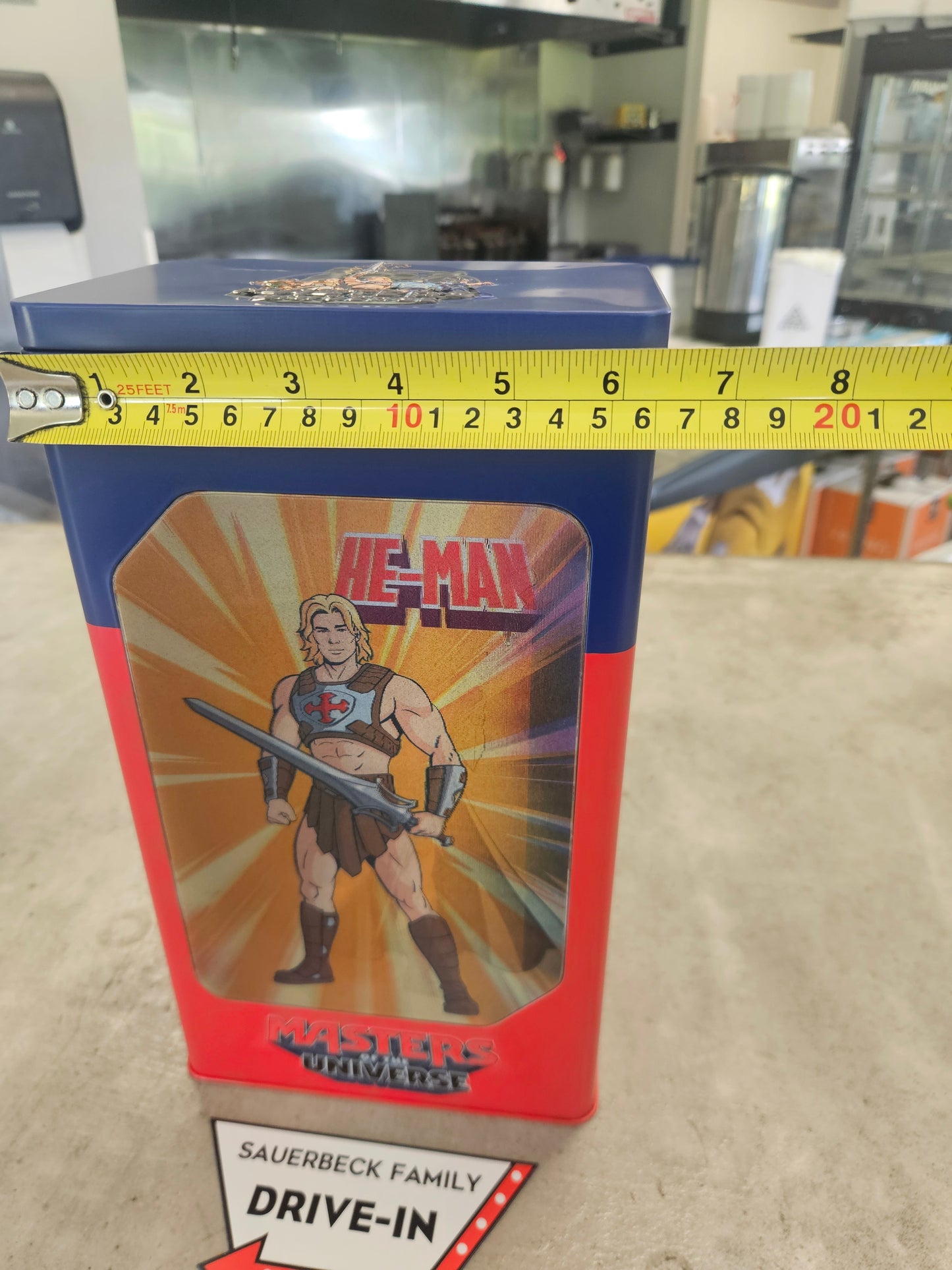 NEW! Masters Of The Universe He-Man Toy Box Popcorn Bucket IN HAND 2026 Heman