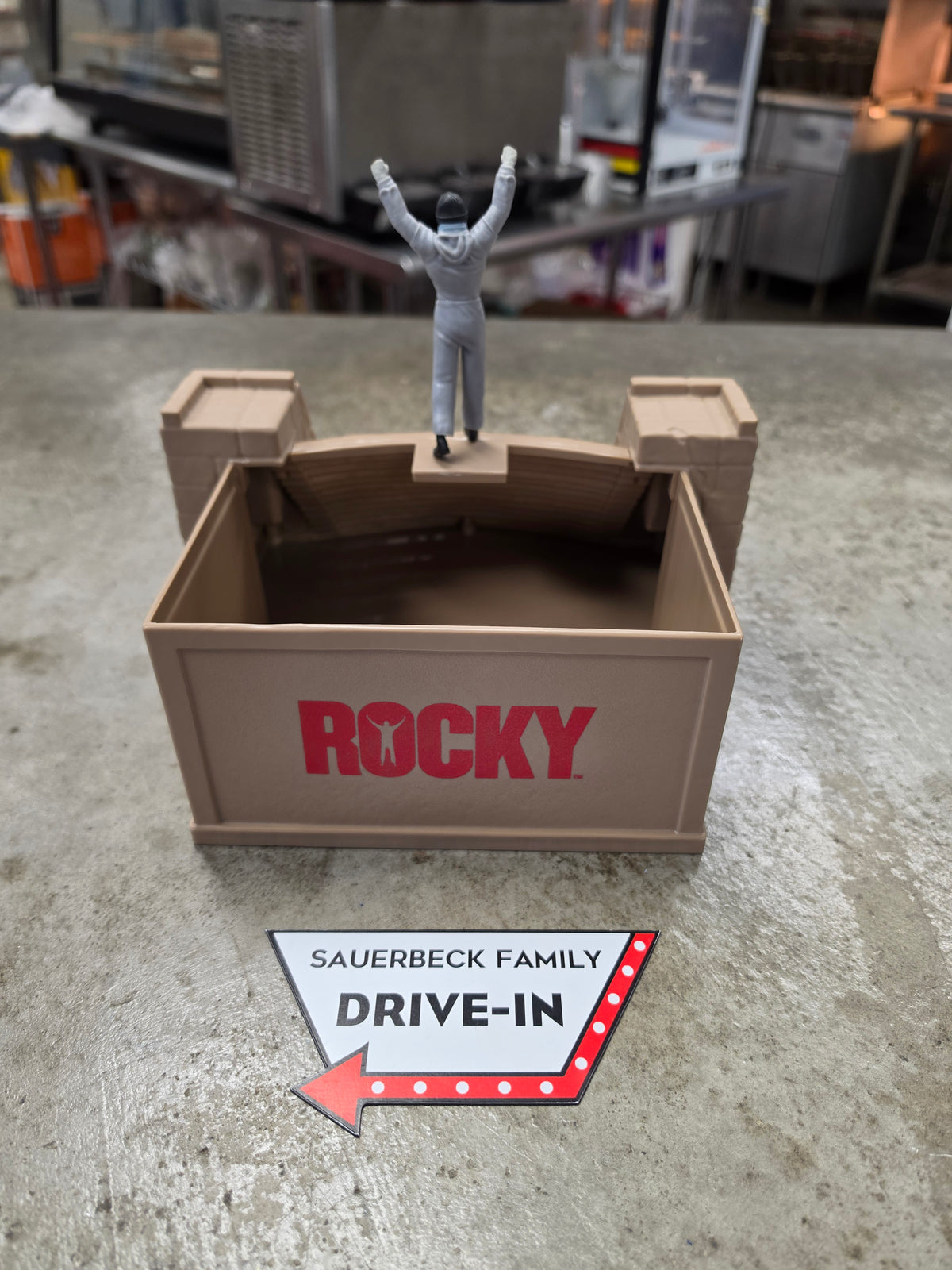 Rocky 50th Anniv STAIRS Popcorn Bucket 2026 - NEW IN HAND