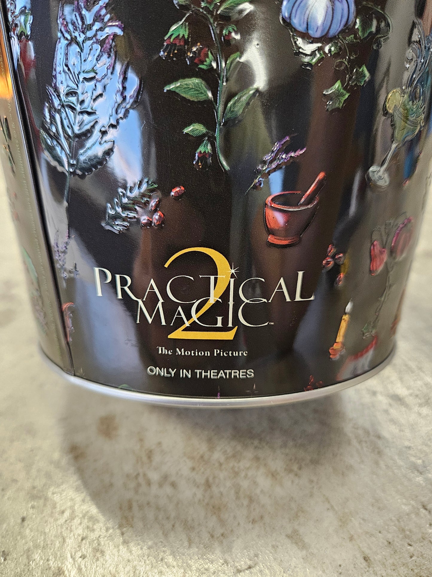 Practical Magic 2 - Metal Popcorn Bucket Tin IN HAND 2026 Midnight Margaritas Club