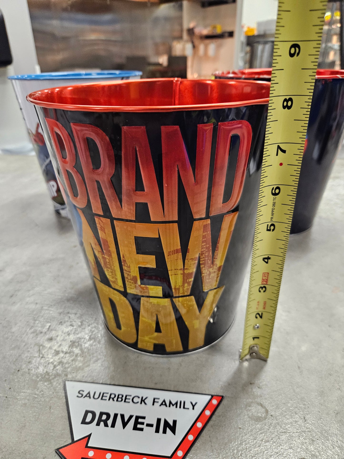 NEW! Set of 3 Spider-Man Brand New Day 130oz Metal Popcorn Bucket Set of 3 IN HAND 2026