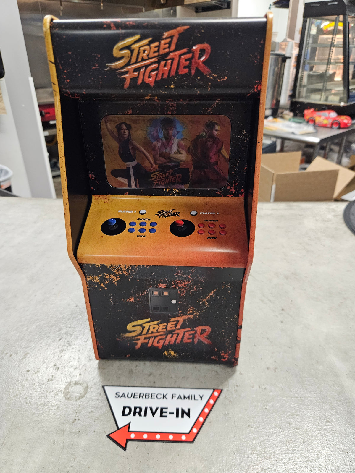 Street Fighter 2026 Movie Metal Arcade Popcorn Bucket NEW
