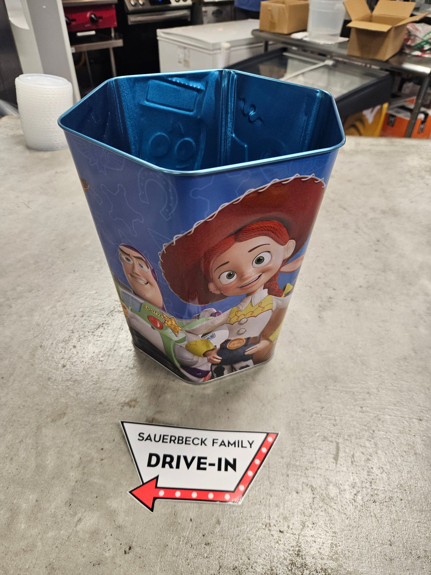 NEW! Toy Story 5 Hexagon Popcorn Bucket Tin IN HAND 2026