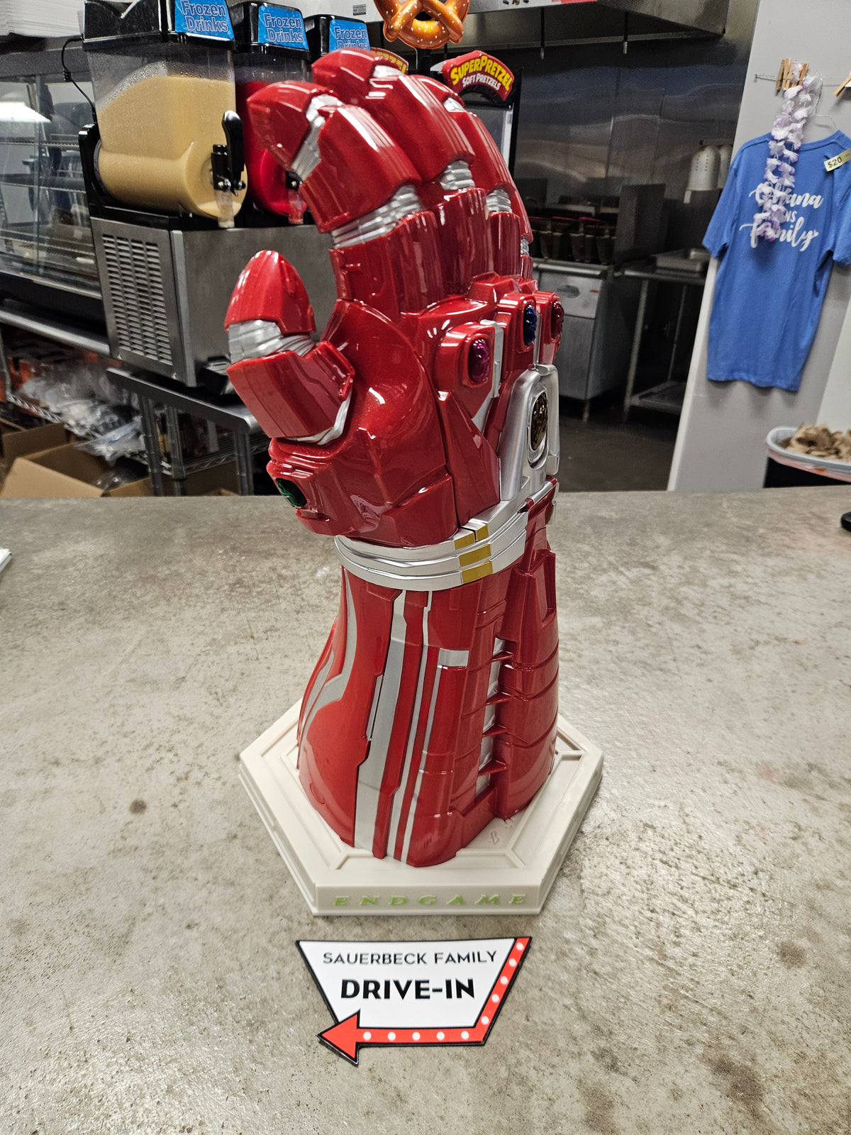 Infinity Stone Gauntlet Popcorn Bucket - Avengers Endgame 2026 Encore NEW Gauntlet