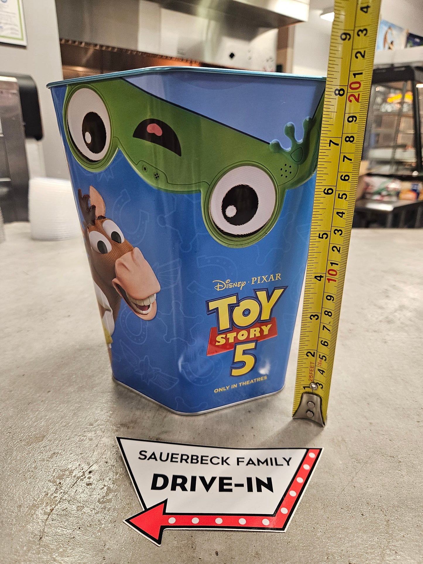 NEW! Toy Story 5 Hexagon Popcorn Bucket Tin IN HAND 2026