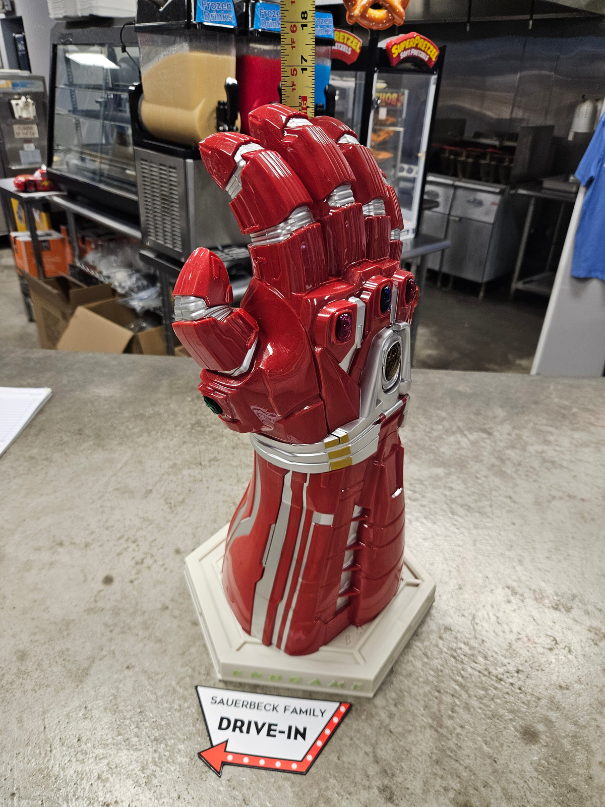 Infinity Stone Gauntlet Popcorn Bucket - Avengers Endgame 2026 Encore NEW Gauntlet