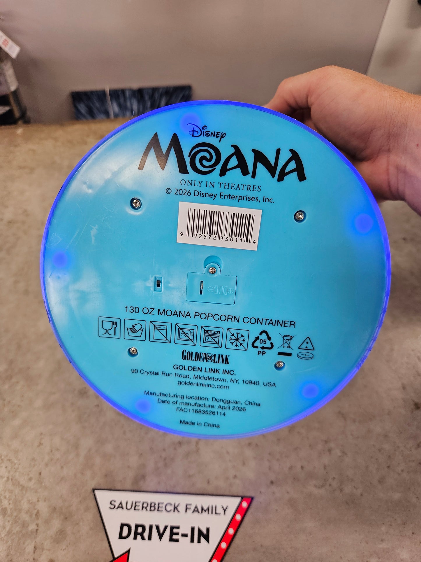 NEW! Moana (2026) Ancestor Boats LED Popcorn Bucket IN HAND