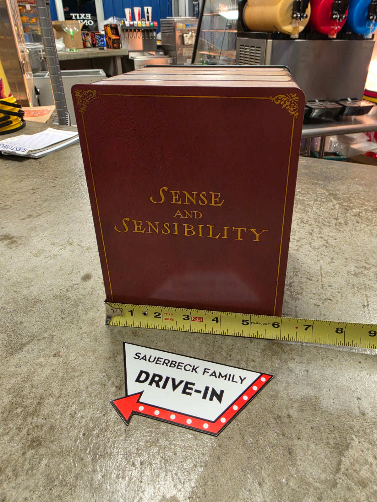 Sense and Sensibility Movie 2026 - BOOK STACK Popcorn Bucket- NEW IN HAND
