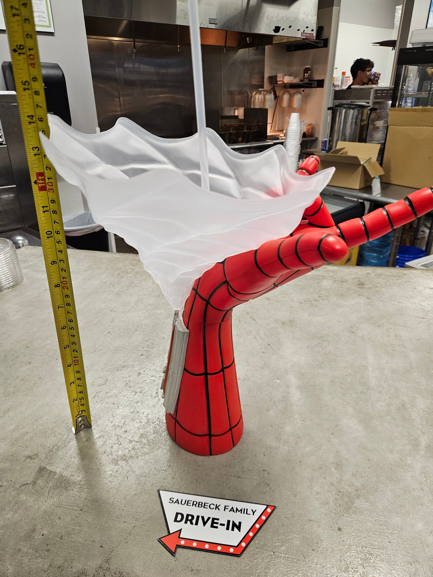 Spider-Man Brand New Day Web Hand Drink & Popcorn Bucket IN HAND 2026
