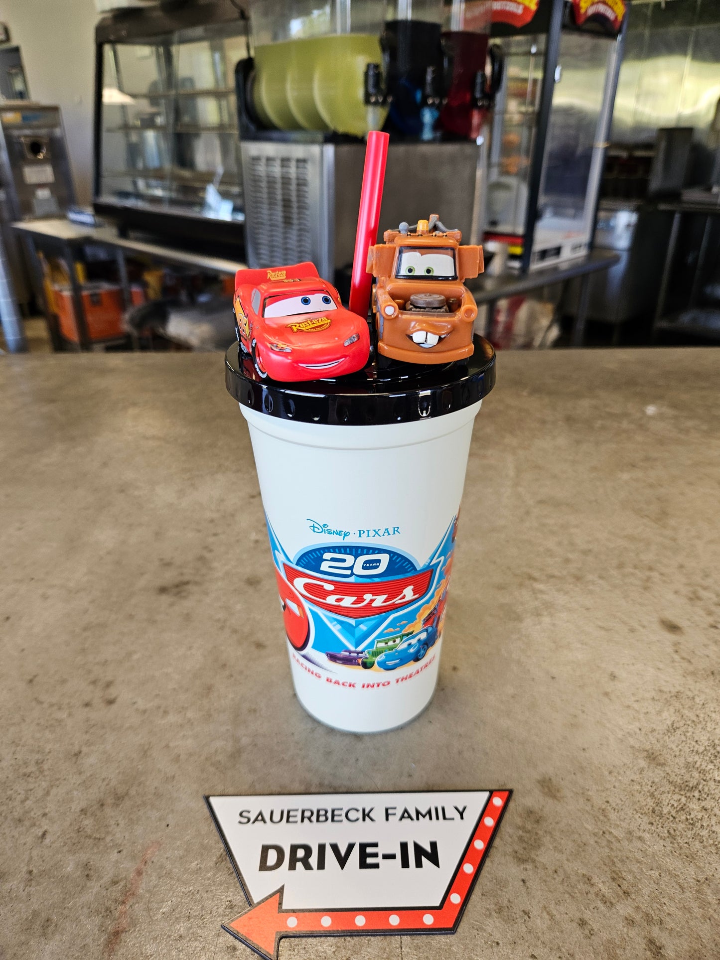 Cars 20th Anniversary Stainless Steel Cup with Figure Lid - 2026