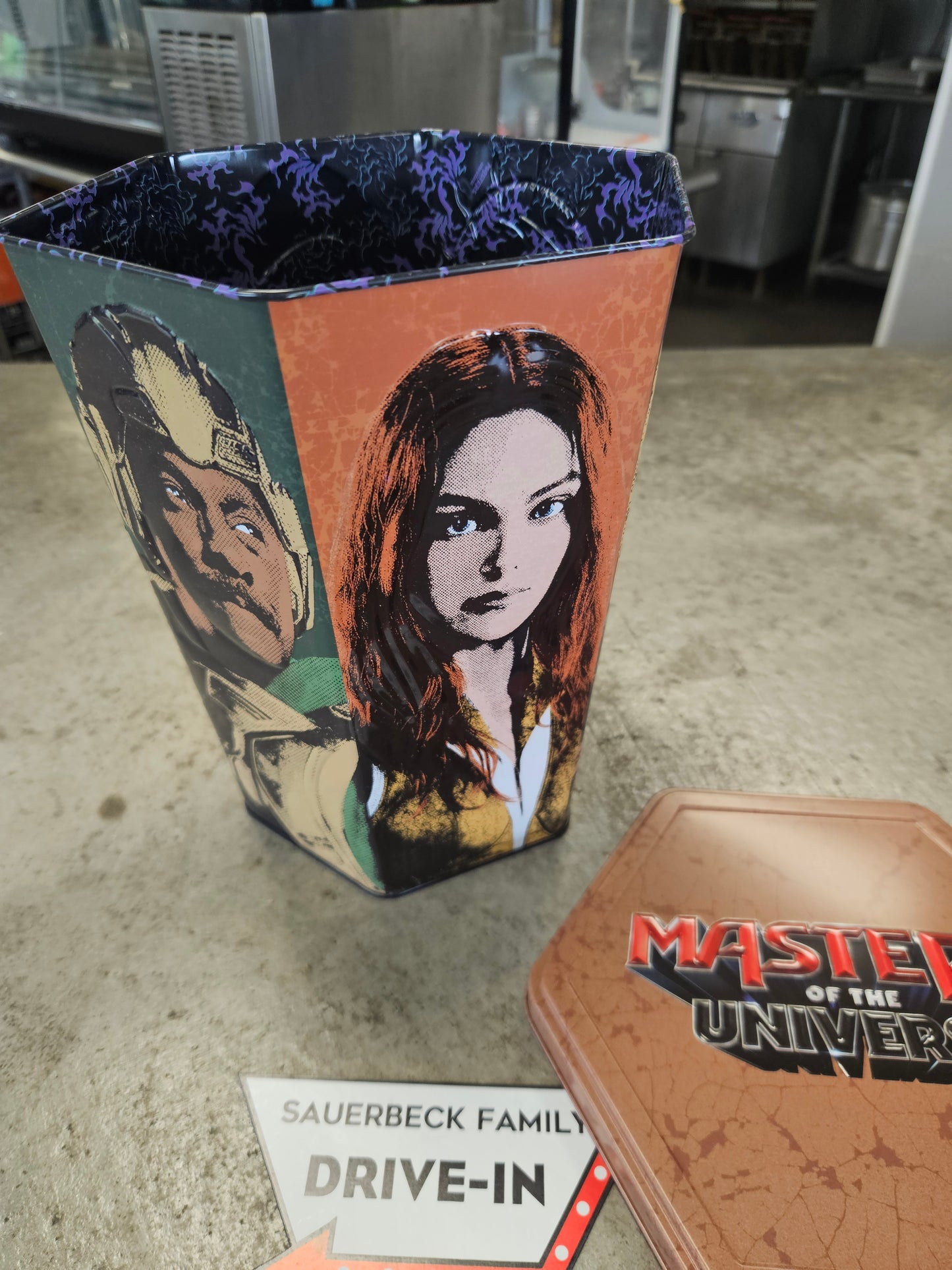 NEW! Masters Of The Universe Hexagon Popcorn Bucket Tin IN HAND 2026