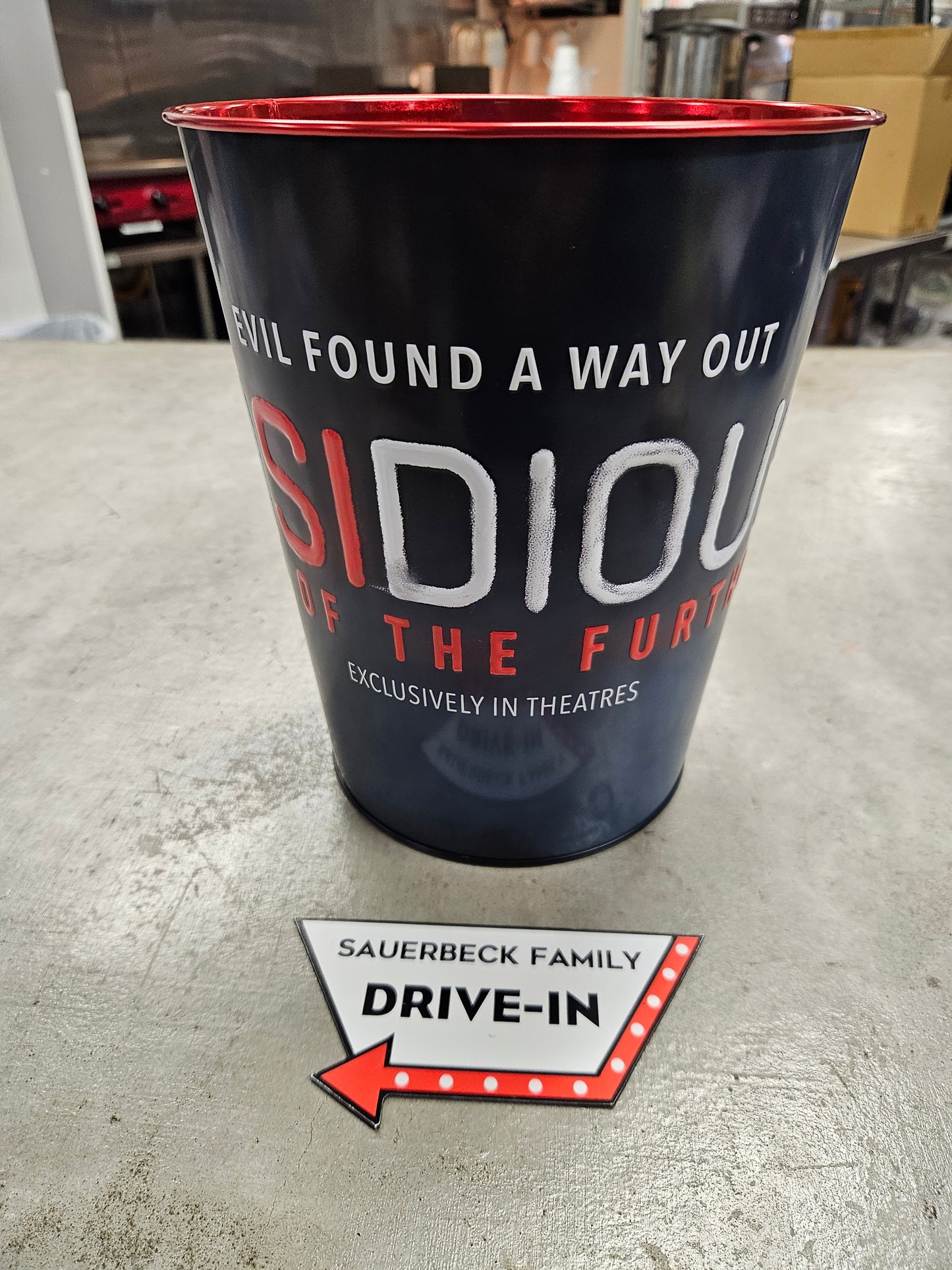 Insidious Out Of The Further 2026 Metal Popcorn Tin Bucket