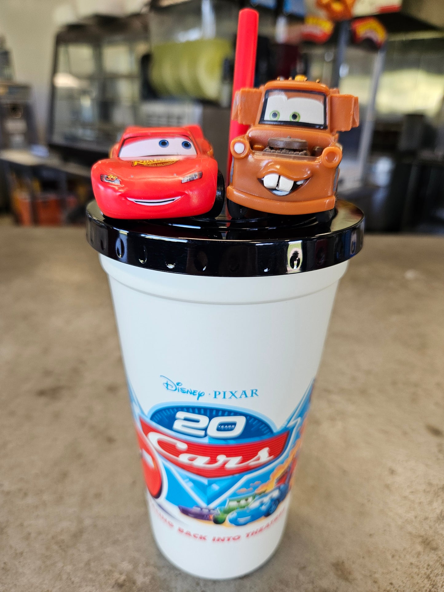 Cars 20th Anniversary Stainless Steel Cup with Figure Lid - 2026
