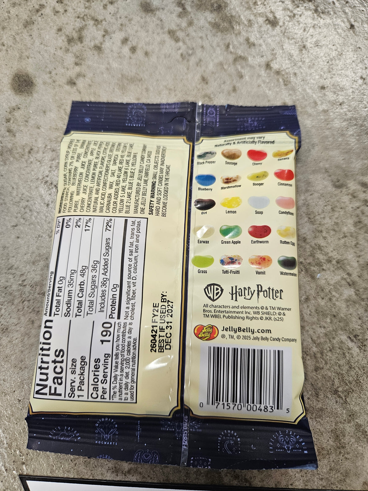 Harry Potter Bertie Botts Every Flavour Beans - NEW