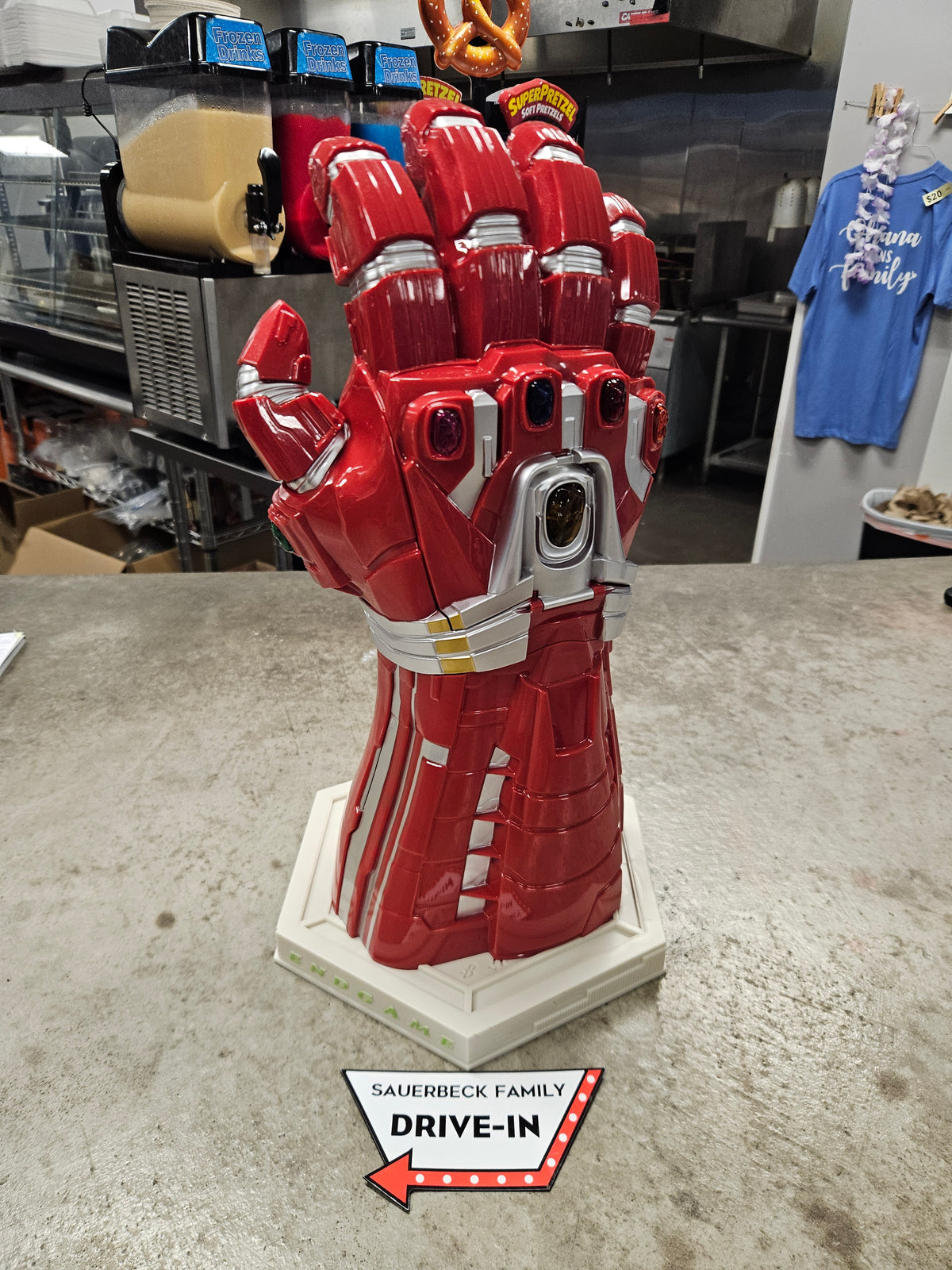 Infinity Stone Gauntlet Popcorn Bucket - Avengers Endgame 2026 Encore NEW Gauntlet