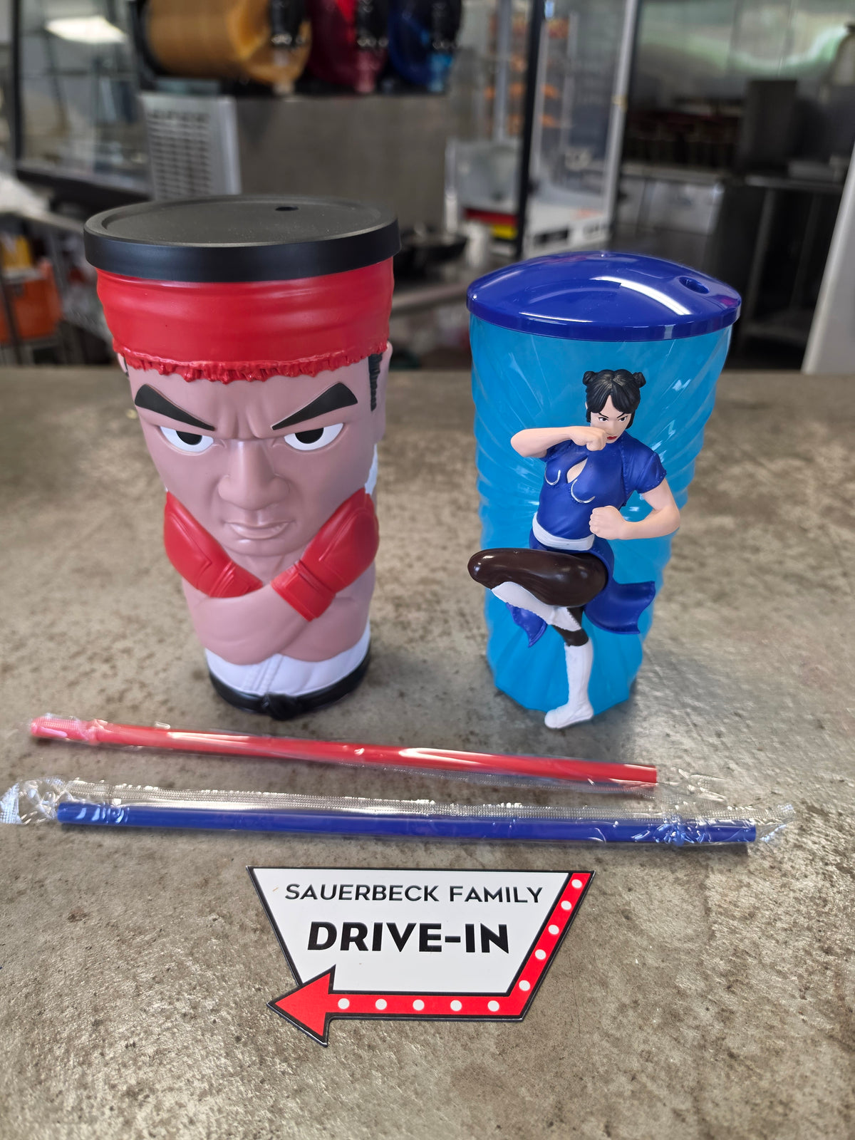 2x Street Fighter 2026 Movie Collectible Cups Set of 2