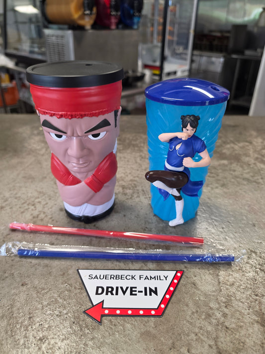 2x Street Fighter 2026 Movie Collectible Cups Set of 2