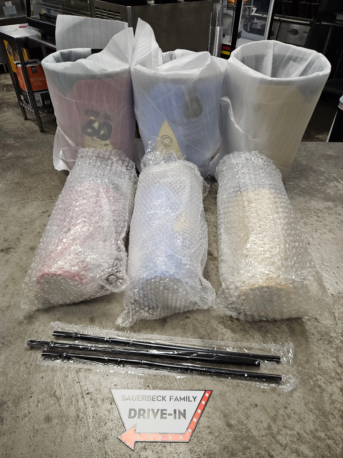 Star Trek SET of 6 - Uniform Popcorn Buckets AND Cups 60th Anniv IN HAND 2026