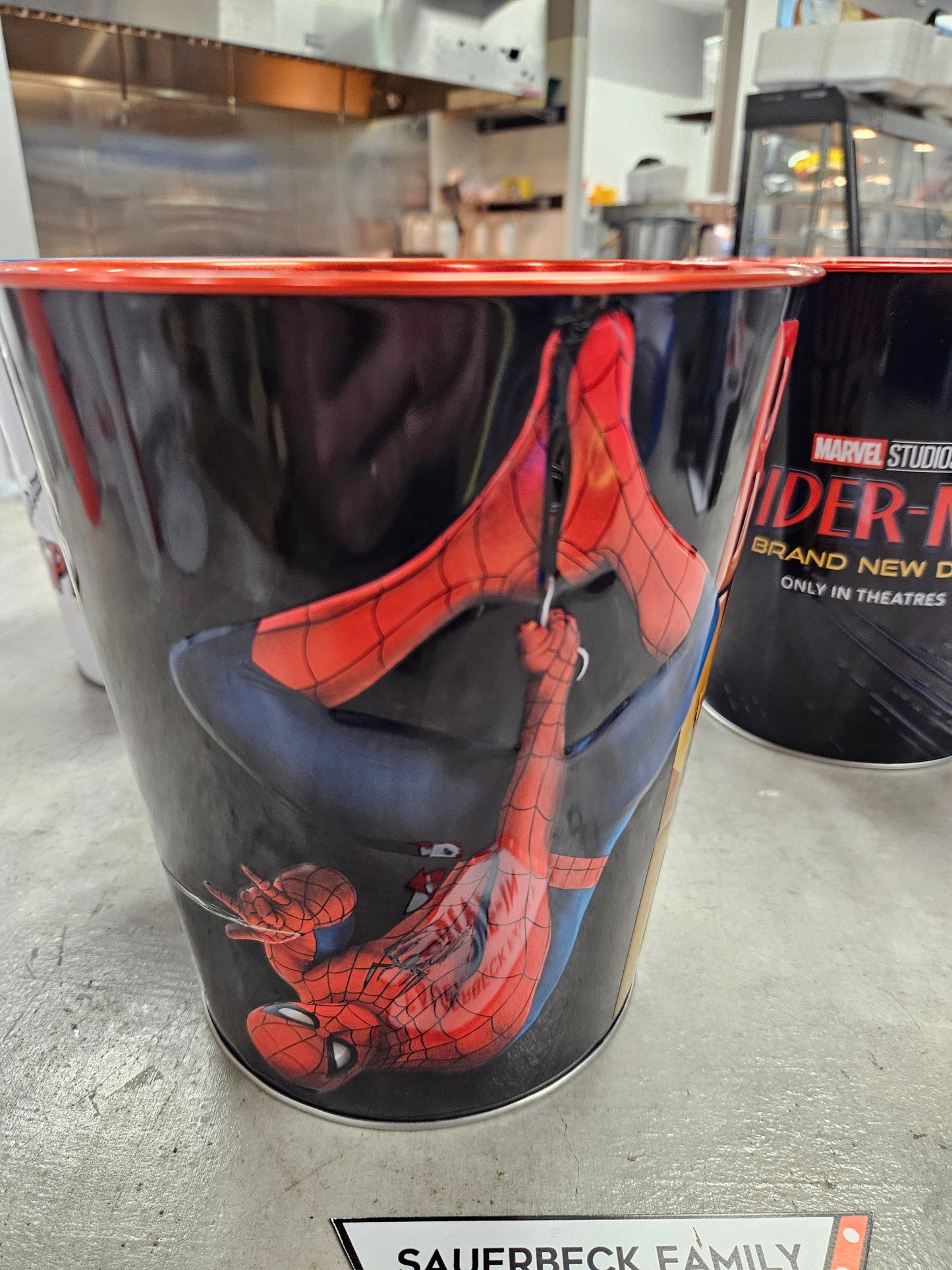 NEW! Set of 3 Spider-Man Brand New Day 130oz Metal Popcorn Bucket Set of 3 IN HAND 2026